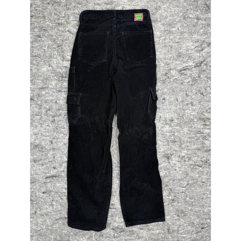 Empyre Tori 90s Black Corduroy Skate Pants Women's Size 0, 29" Inseam Cargo - Picture 11 of 11